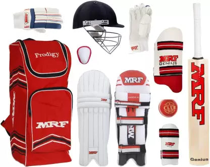 HF MRF GRAND Edition VK-18 Junior Cricket Set Of 5 No ( Ideal For 10-12 Years ) Complete Cricket Kit