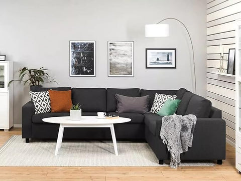 JYOTTO Sectional Sofa | furniture | Decent Shape Corner Sofa Set Side Handle