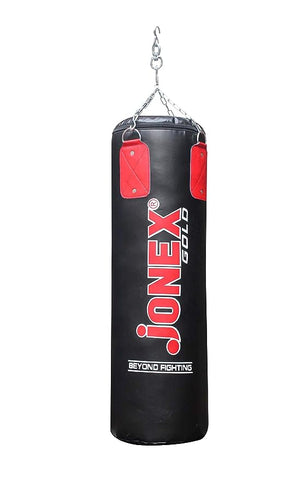 JONEX Punching Bag, Boxing Bag, Karate Bag, Unfilled Boxing Kit with Hanging Chain (3 Feet)