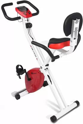 Powermax Fitness BX-110SX Exercise Bike Folding Bike Exercise Bike  (Red, White)