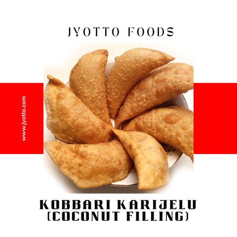 Kobbari Karijelu (Coconut filling)  | JYOTTO FOODS
