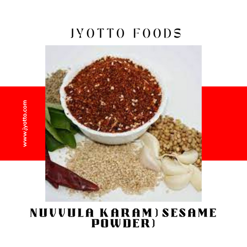 Nuvvula karam( sesame powder)  | JYOTTO FOODS