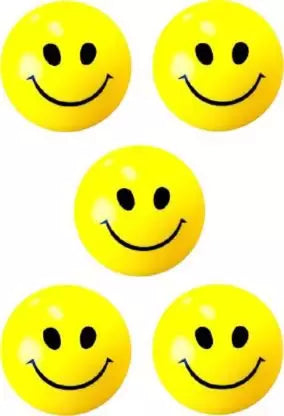 Joxen Hand exercise ball Smiley Face Emoji yellow Handball