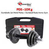 PDS-10 Dumbbell Set with Non-Slip Grip for Home Use