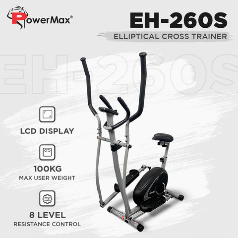 EH-260S Elliptical Cross Trainer with Hand Pulse