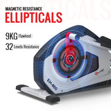 EH-800 Motorized Elliptical Cross Trainer with Magnetic Resistance for home use