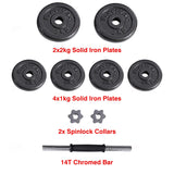 PDS-10 Dumbbell Set with Non-Slip Grip for Home Use