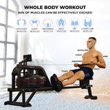 RWC-1000 Semi-Commercial Water Rowing Machine for Home use | STRENGTH TRAINING