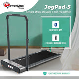 JogPad-5® Smart Walk & Jog, Double Fold Treadmill with Remote Control | Powermax Fitnes