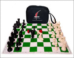 FOLDABLE CHESS GAME WITH SOLID PLASTIC PIECES | Sports Collections
