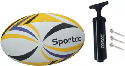 Rugby Ball Size-5 With pump Rugby Ball - Size: 5
