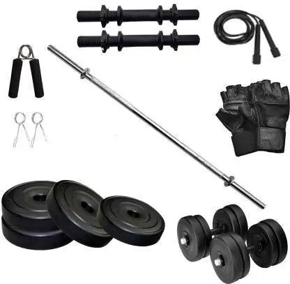 PVC Dumbbell Plates Gym & Fitness Kit Gym & Fitness Kit