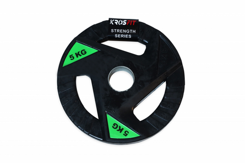 SPIN TYPE RUBBER COATED IRON PLATE |  STRENGTH TRAINING