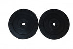 SOLID RUBBER PLATES BLACK | STRENGTH TRAINING