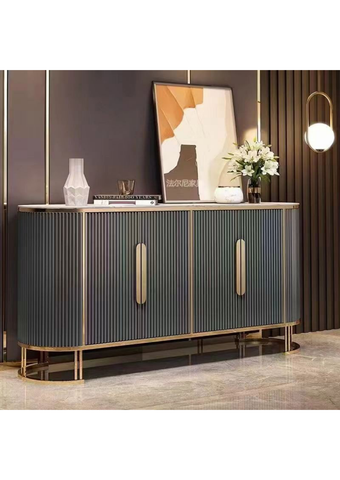 JSG Furniture Wooden Sideboard for Kitchen & Living Room | Chest of Drawers Wooden Cabinet | JSG CHESTER