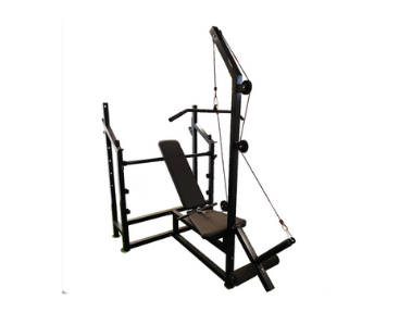 Home Gym with Adjustable Bench