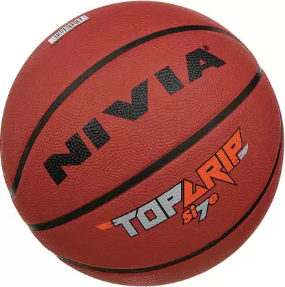 NIVIA Top Grip Basketball - Size: 7  (Orange)