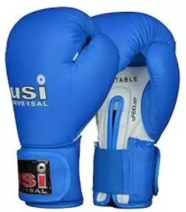usi UNIVERSAL Boxing Gloves  (Blue)