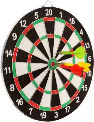 12 INCH DART BOARD DOUBLE FACED FOR KIDS
