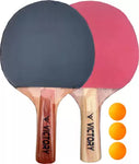 VICTORY Power Bat Pink / Black Black, Pink Table Tennis Racquet  (Pack of: 2, 160 g)