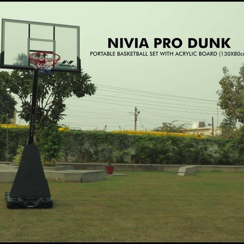 NIVIA Pro Drunk Portable Basketball Set
