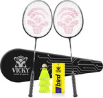 VICKY Smash Bird Racquet Combo Badminton Kit