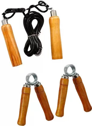 L'AVENIR Skipping Rope & Hand Grip Kit Gym & Fitness Kit